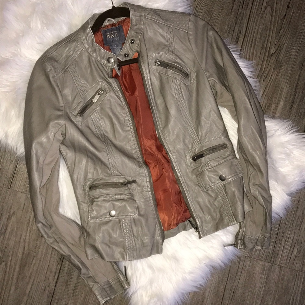 BKE faux leather jacket